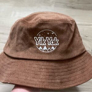Corduroy Bucket Hat in Rust